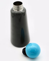 Skittle Water Bottle, Grey & Blue Top
