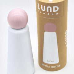 Skittle bottle pink, mint bottle head, vacuum bottle, hot and cold liquids, 500ml capacity, BPA free