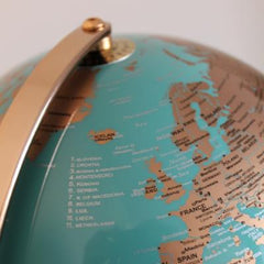 Globe Light Metallic Copper Azure