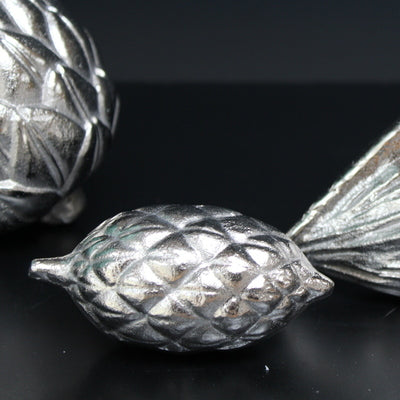 Silver Aluminium Nypa Fruit Sculpture