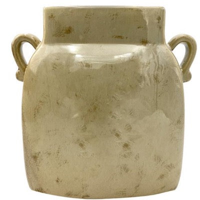 Stone Vase with Handles