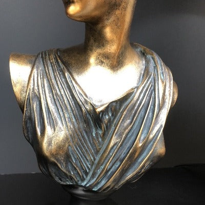 Close up view of the Greek Lady Bust