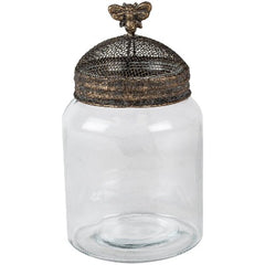 Jar with Mesh Bumblebee Lid