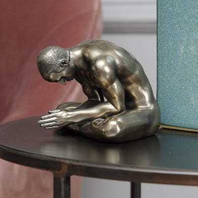 Keswick Meditating Man in Bronze, Small