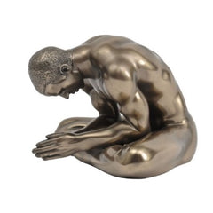 Keswick Meditating Bronze Man 