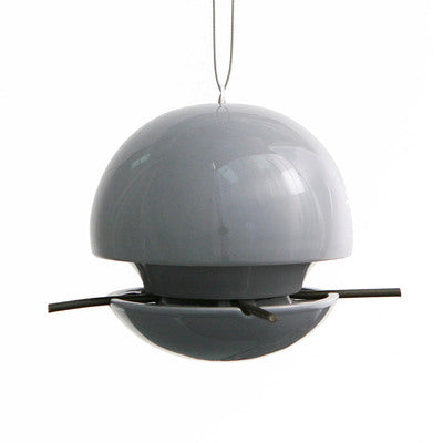 Birdball Seed Bird Feeder, Grey