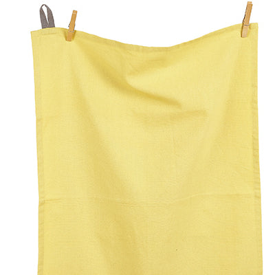 Tuscan Yellow Barista-Style Tea Towel, British Colour Standard